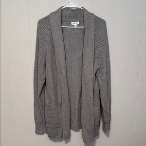 Haven Well Within Gray Knit Cardigan Size Large